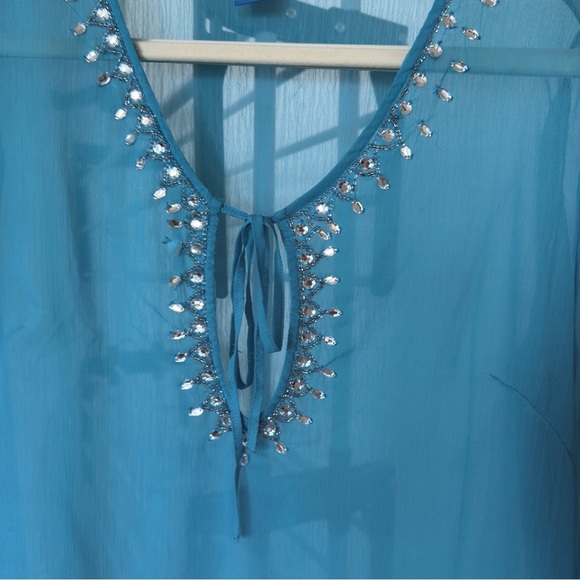 Cover up Tunic Turqouise by SOAKED XL - Picture 6 of 16